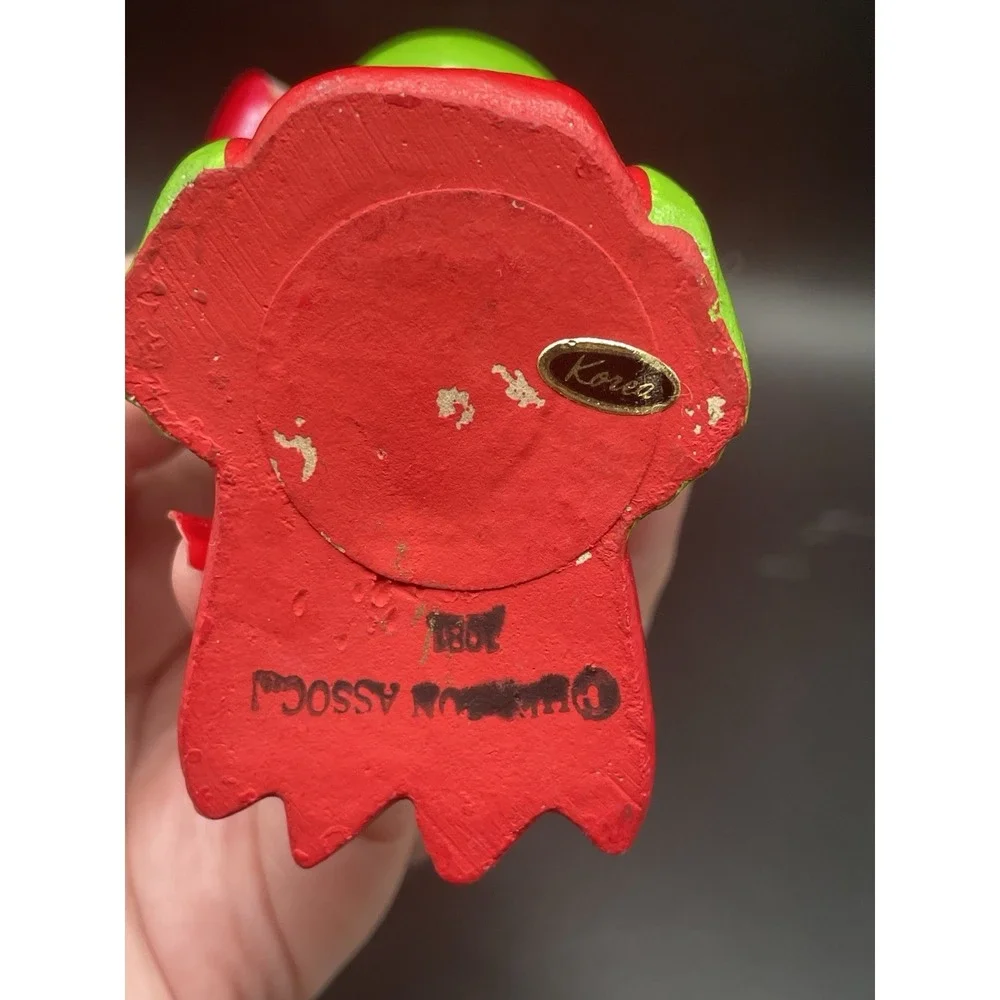 Rare 1981 Muppets Christmas ornament Kermit the Frog 4